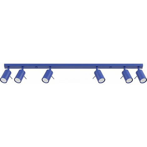 Sollux RING Barre de spots encastrés Ring Ceiling Spotlight Bar Ultramarine 6x GU10 (1/5)