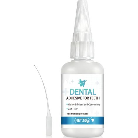 Colle Dentaire Extra Forte, Résistante À Chaleur et À L'eau, 50g (1/5)
