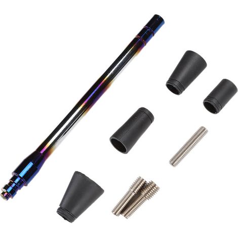 Antena metálica AM/FM para coche, accesorio universal para modificación de vehículos (1/5)