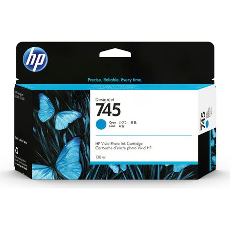 Hewlett Packard HP F9J97A Original Druckerpatrone 745 cyan für Z2600 Z5600 (1/3)