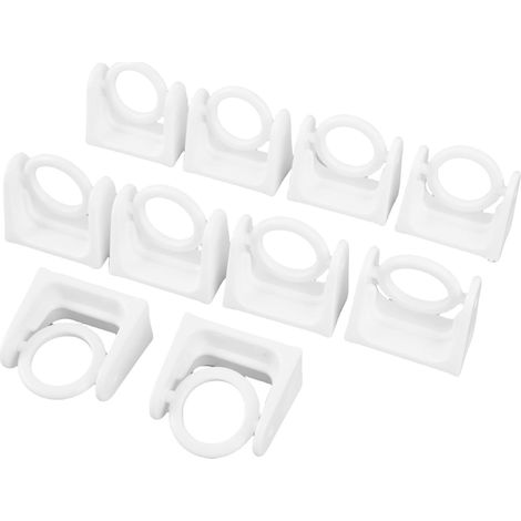 Support adhésif pour tringle à rideau de douche, installation sans perçage, avec 10 bandes adhésives antidérapantes et résistantes, pour salle de bain, cuisine, dressing, porte de placard. Compatible (1/4)