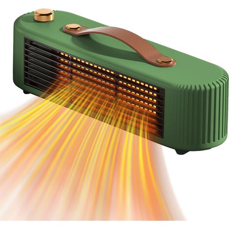 Radiateur soufflant en céramique, mini radiateur soufflant à économie d'énergie, radiateur soufflant électrique, radiateur d'appoint, mini radiateur à décharge enfichable (1/5)