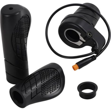 1 ensemble Poignée d'accélérateur, demi-cercle, caoutchouc plastique, étanche 12V-72V, vélo électrique scooter (1/5)