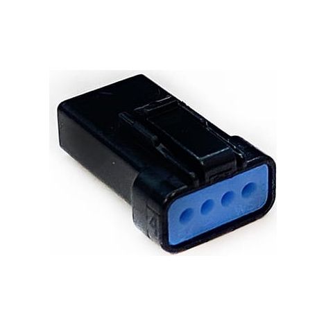 Connettore JWPF maschio porta femmina 4 vie nero