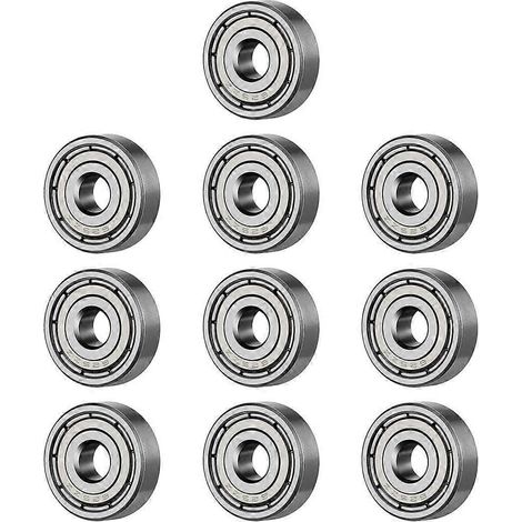 UEETEK 10 roulements à billes radiaux à gorge profonde blindés 625ZZ pour imprimante 3D (5x16x5mm) (1/2)