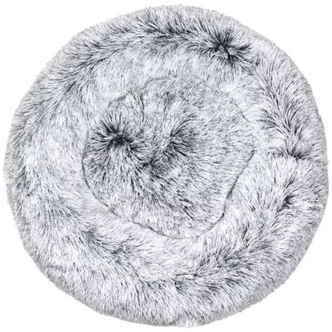 Cama para gatos, cojín suave y lavable para perros y gatos (degradado gris, 50 cm), Enlé (1/4)