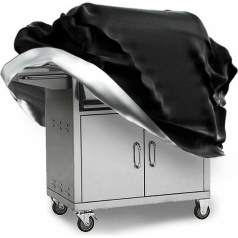 Housse de barbecue et plancha  Housse Pour Barbecue,Housse Résistante Pour Barbecue Gaz Étanche À La Poussière Et Anti-Uv,Couverture De Barbecue Indéchirable Avec Sac De Rangement 145 X 61 X 117 Cm(Ox
