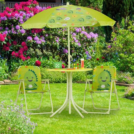 Camping sitzgruppe fur kinder mit sonnenschirm