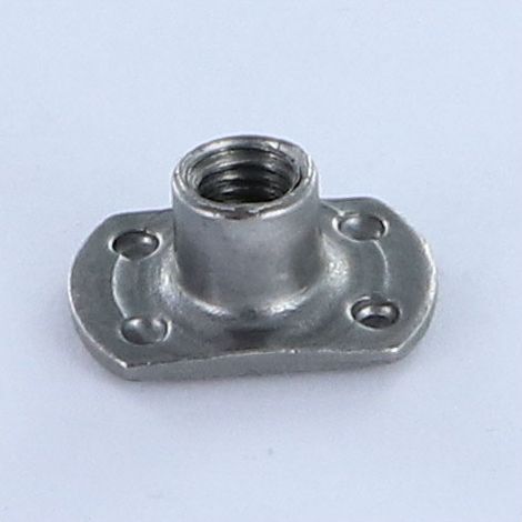 Ecrou cylindrique à souder M8 Bossage extérieur 26X18 Acier brut-1 pièce