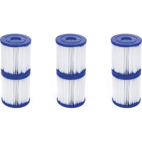 Bestway 58093-S03 Cartuccia filtrante tipo I, 6 pezzi