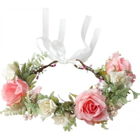 Ghirlanda delicata, cerchietto per capelli con fiori, ghirlanda boho per ragazze (1/2)