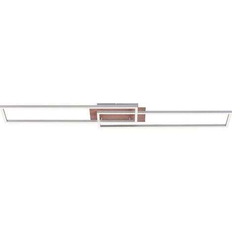 Luxe Lampe LED de plafond Salle à manger Lumière du jour argent TÉLÉCOMMANDE