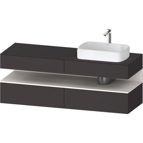 Duravit Collection One Meuble sous-vasque sur console, 2 tiroirs,