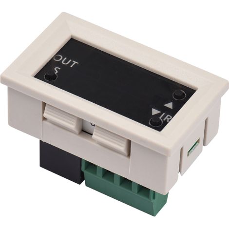 Relais temporisé 12 V avec double affichage numérique LED, module de relais marche/arrêt et temporisateur. (1/5)