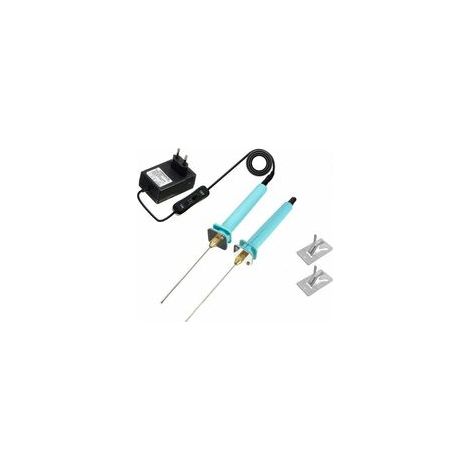 Coupeur de Mousse Electrique, Styrofoam Cutter 100-240V/18W 10cm, Coupe Polystyrene Fil Chaud Stylo de Gravure Électrique avec Adaptateur Secteur