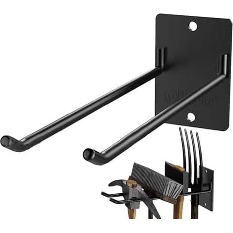Support Outils Jardin, Crochets De Garage, Rangement Garage Pour Jardinage, Système Outil Jardin Porte Mural Supports En Métal - (1/5)