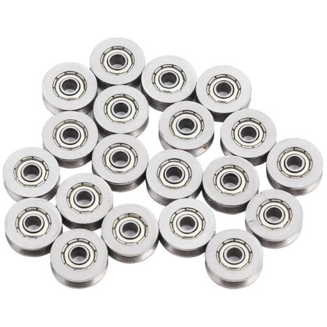 Roulement à billes V623ZZ 20 pièces – Acier au carbone – Diamètre intérieur 3mm – Diamètre extérieur 12mm – Pour systèmes de mouvement linéaire (1/5)