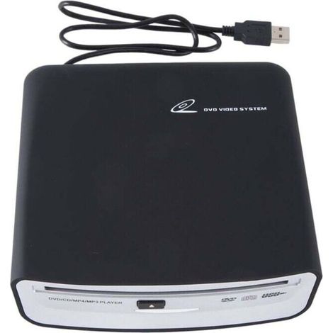 Lecteur CD Externe USB Portable Universel Compatible Voiture Ordinateur Téléviseur Android 4.0+ (1/4)