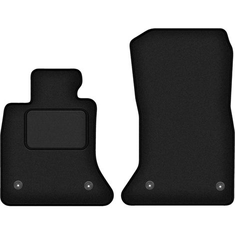 Alfombrillas delanteras para BMW 5 F10FL sedán (2013-2017) negras (1/5)