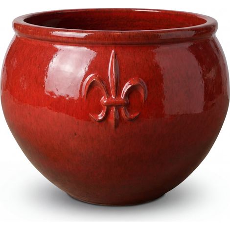 Vaso CLOVIS 86x64cm rosso tropicale