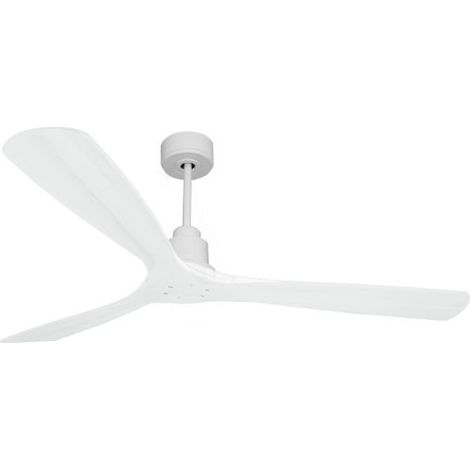 Tenerife de KlassFan - Super destratificateur et ventilateur DC 166 cm Blanc pales bois blanc sans Lumière 30 à 60 m² (1/5)