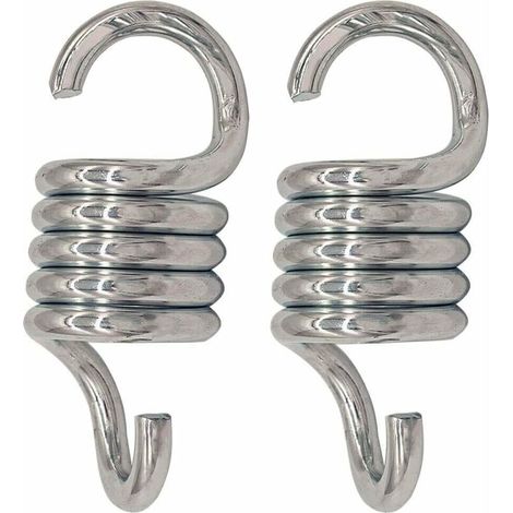 Hammock Chair Spring - 750Lbs Heavy Duty Suspension for Ceiling Mounted Porch Swings (2pcs)