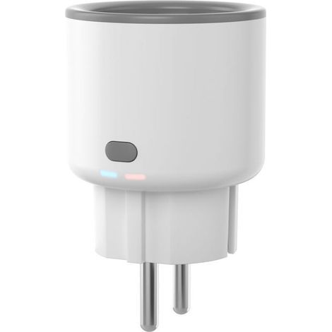 Prise Intelligente WiFi Haute Puissance 16A avec Compteur d'Énergie - Contrôle Vocal Alexa/Google, Surveillance en Temps Réel, Programmateur - Compatible Tuya/Smart Life (Fiche EU Type E/F, Blanc)-Al (1/5)