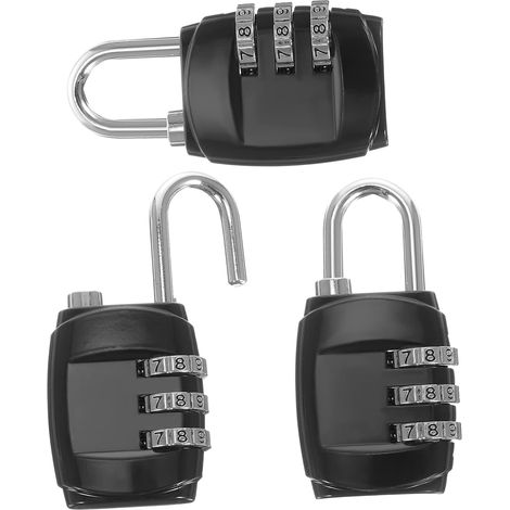 de 3 cadenas à combinaison pour clôture cadenas (1/5)