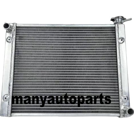 Radiador de aluminio, peso 1,13 kg, compatible con RZR 900/1000, Ranger 1000, XP, XP4, Crew 2014-2023, 40 % más de capacidad de refrigeración, soldadura TIG, núcleo soldado al vacío. (1/4)