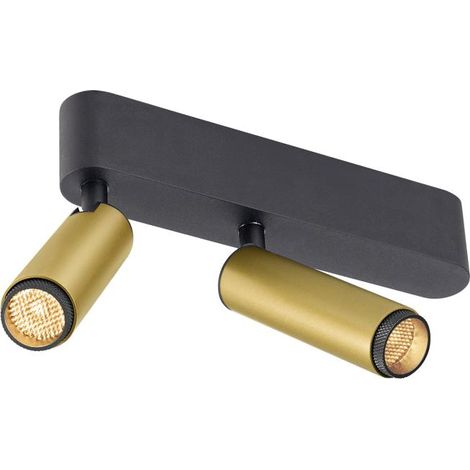 Plafonnier GRIP S double intérieur PHASE 2700 K 21 W 29° doré / noir - SLV - 1009050