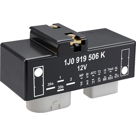 Módulo de control del ventilador de refrigeración eléctrico con relé para radiador, 1J0919506K para Volkswagen VW Beetle Golf Jetta (1/5)