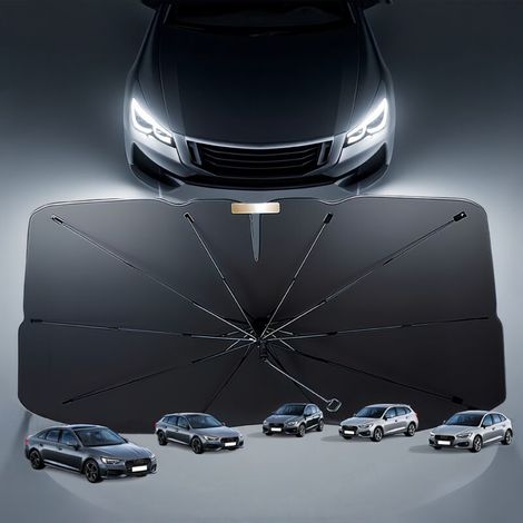 Pare-Brise de Voiture,Pare-Soleil Voiture Pare-Brise Intérieur,2025 Dernier Pare-Soleil Avant Pliable,Bloque Les Rayons UV(14580cm) (1/5)