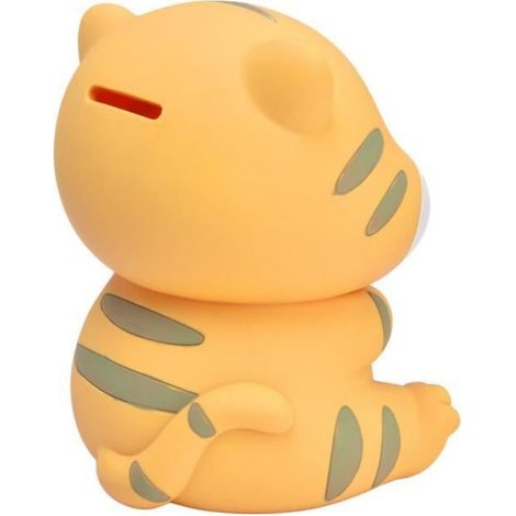 Tirelire - - Tigre mignon - Peinture à la main - Couleurs vives - Pour filles (1/4)