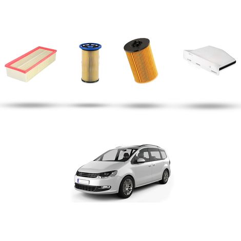 Kit tagliando 4 filtri compatibile con VW Sharan III 2.0 TDI CR 85kw Dal 2018 (1/5)