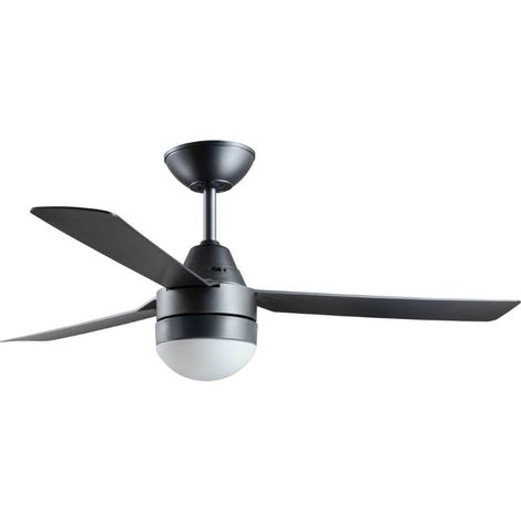 Ventilateur de plafond Megara Titane avec éclairage (1/3)