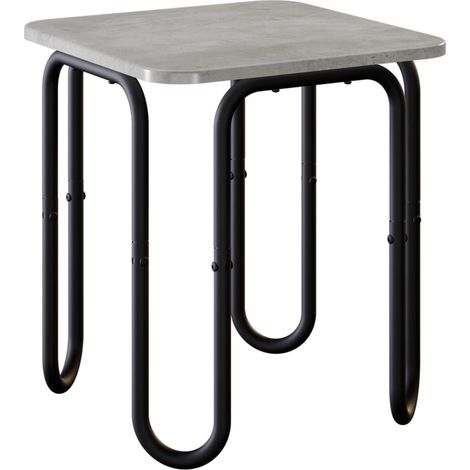 Mesa de centro Gris Hormigón 40 x 40 x 45 cm vidaXL (1/5)