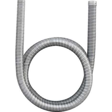 Chauffage de stationnement à air pulsé 100 cm, tuyau d'évacuation des gaz double couche en acier inoxydable pour voiture, camion et fourgonnette (1/5)