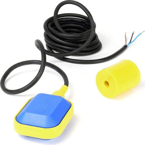 Flotteur interrupteur pour pompe immergée 5m – IP68 pour environnements humides – Tension max 250V – Commande de niveau de remplissage-DOU (1/4)