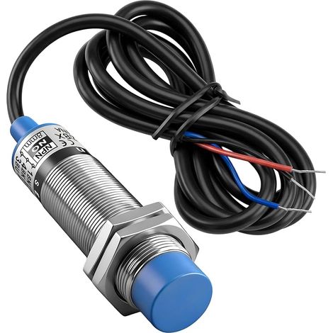 M18 Inductif détecteur de proximité commutateur, sans Blindage Type, LJ18A3-8-Z/BX, Détecteur de 8mm, 10-30VDC 200mA, NPN normalement Ouvert (NO), 3 Fils (1/5)