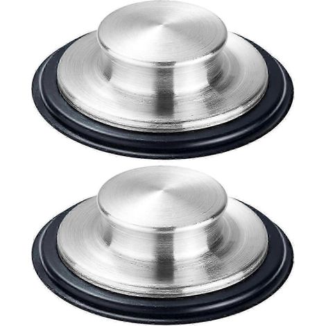 Lot de 2 bouchons d'évier pour empêcher les projections d'aliments. (1/5)