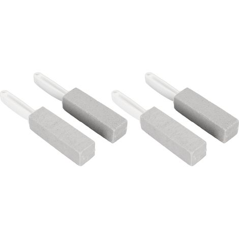 Set mit 4 Toilettenbürsten aus Bimsstein mit langem Griff, leicht zu reinigen, sicher und langlebig, für Waschbecken und Badewannen. (1/5)