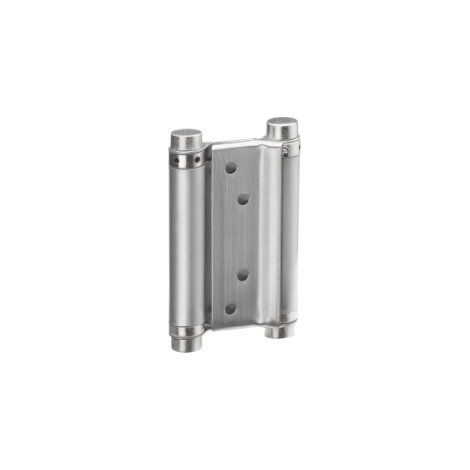 Meister 311356 Charniere pour porte pivotante Acier brosse inoxydable 100 mm