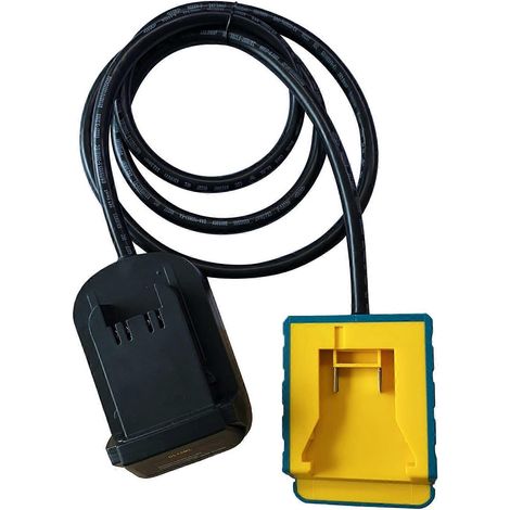 Câble d'extension pour batteries 18V compatible Makita, Bosch, Milwaukee - Interface Milwaukee (1/4)