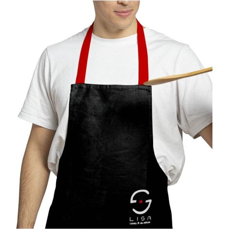 Grembiule per barbecue con doppia tasca frontale Lisa (1/4)