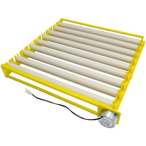 Plateau rotatif automatique 360° pour œufs de poule, canard, caille, oiseau, volaille - Incubateur d'élevage, outil d'incubation (UE).