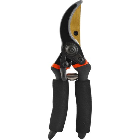 Sécateur de 21,5 cm (8,5 pouces) – Sécateur ergonomique pour le jardinage, idéal pour couper les branches d'arbres