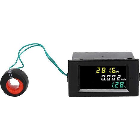 AC-LED-Leistungsmonitor, hochpräzises multifunktionales digitales Voltmeter, Strom- und Energiemesser, AC 380 V