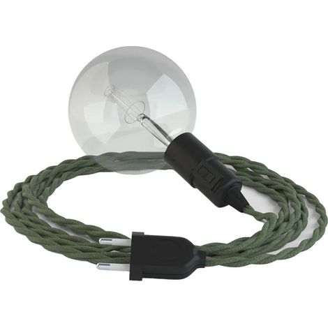 Lampada sospensione creative cables tc63 53W cavo tessile 5m (1/3)