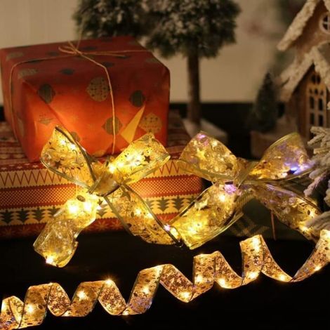 Guirlandes Lumineuses à Ruban Brillant Lumières de Noël à LED de 10m (1/4)
