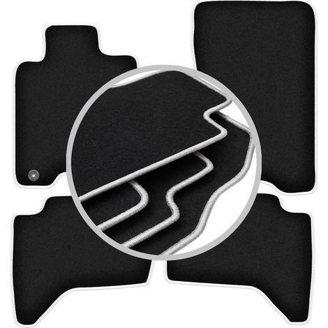Tapis de sol Carlux argentés pour : Mitsubishi L200 IV pickup (2006-2015) (1/5)